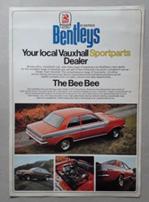 Vauxhall Viva DTV Bee Bee Leaflet / Brochure c.1972