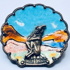 Vintage Brooch Pixie Imp