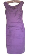 Irresistible MOB Cocktail Party Ball Dress Violet Shimmery Sz 8 was £449 Perfect