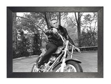 Steve Mcqueen 10 American Actor Oscar Poster Film Black and White Photo Handsome