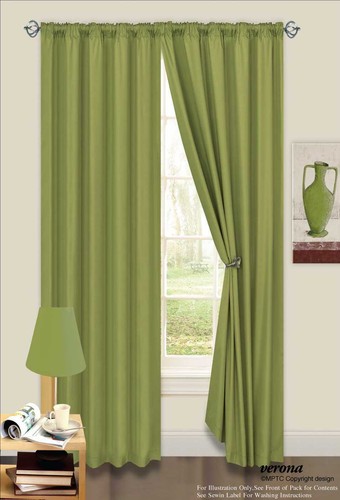 Plain curtains thermal backed - thermal,
