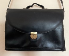 Quality Black Leather Satchel
