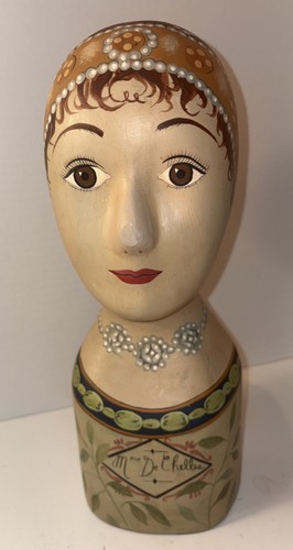 Vintage hand painted millinery - hand,