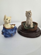 Set of 2 Vintage Westie Dog
