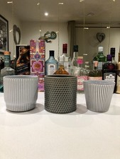 Set Of Three Ceramic Plant