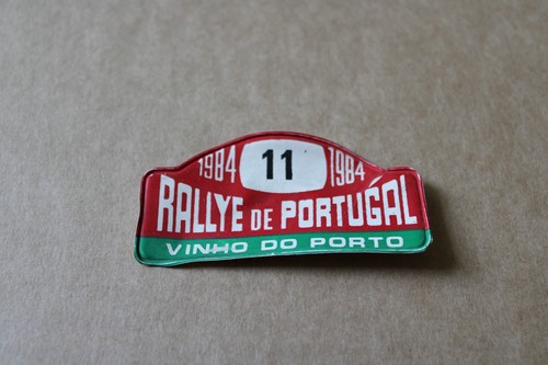 Badge rallye portugal - portugal, 1984