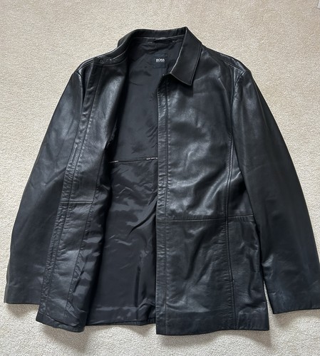 Vintage hugo boss sleek black - boss,