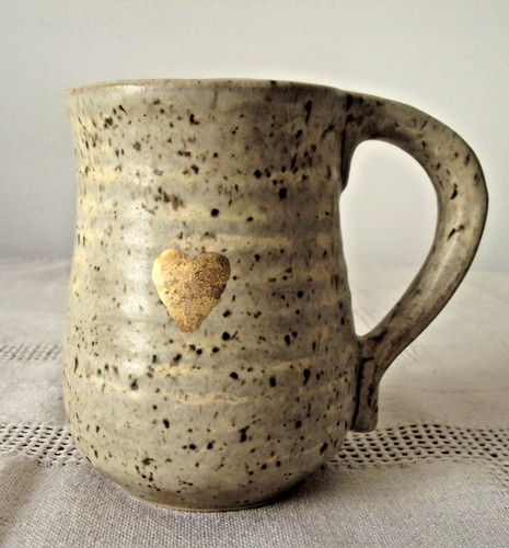Studio pottery mug - studio, stoneware