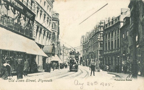 Old town street plymouth - town,