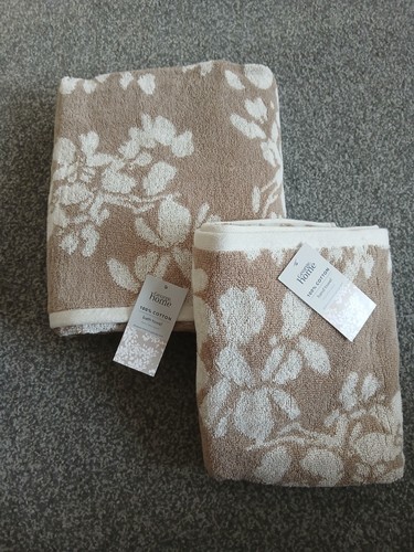 Floral design towels - floral,