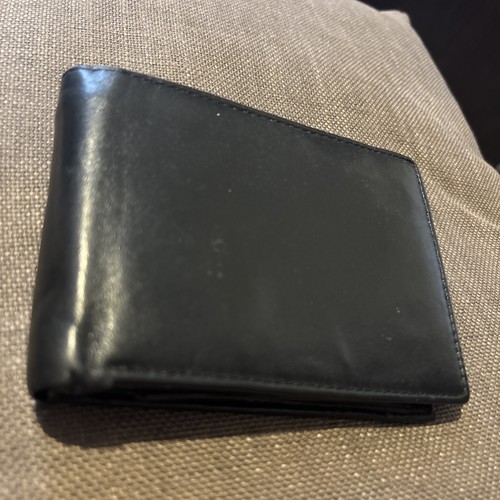 Men leather wallet black - men's,