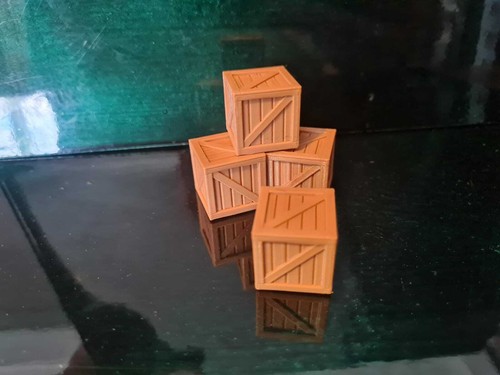 Wood crates 1 50 scale - wood, 1:50