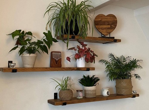 Wooden wall shelf urban - shelf,