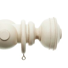UNPAINTED 45mm SECONDS French Ashley CHATEAU Curtain Pole FINIAL (ref: laura)END