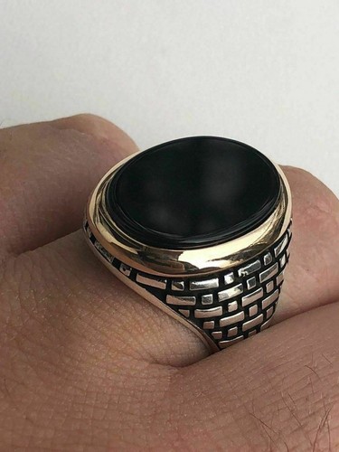 Mens real solid - real, gold