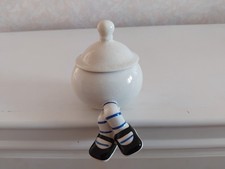 Carlton Walking Ware  Cross legged, Shelf Preserve Pot.