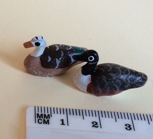 Pair ducks dolls house - pair,