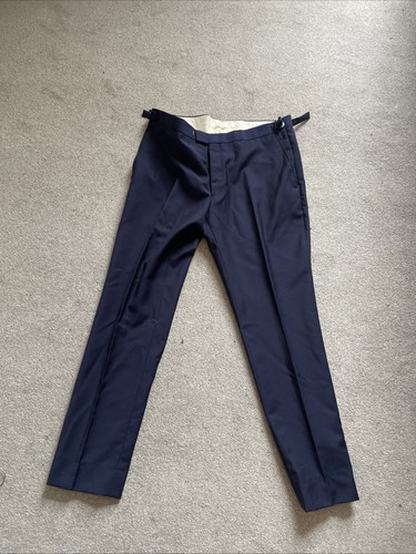 Lewin navy suit trousers 35 - lewin,
