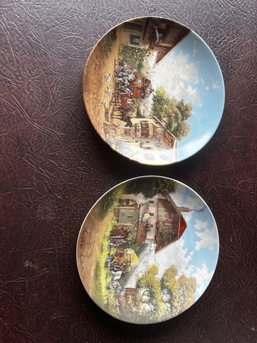 Vintage decorative wall plates - wall,