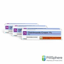3 x Clotrimazole 1% Cream 50g