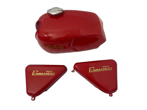 Norton commando roadster - commando, red