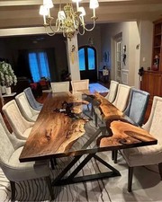 Clear Epoxy Live Edge Walnut