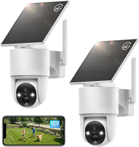 4mp solar security cameras - solar,