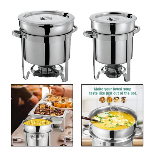 Soup chafer stainless steel - stainless,