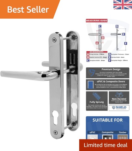 Modern chrome finish door - modern,