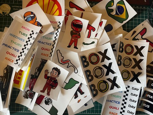 100 circuit stickers - 100,