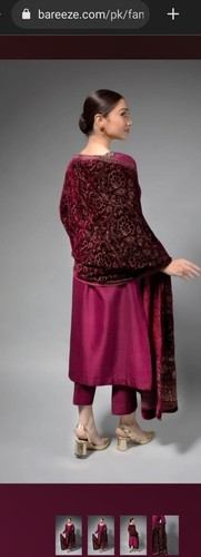 Bareeze velvet shawl - bareeze,