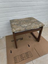 Vintage G PLAN Quadrille Design Footstool/ Padded Stool Teak Veneer.