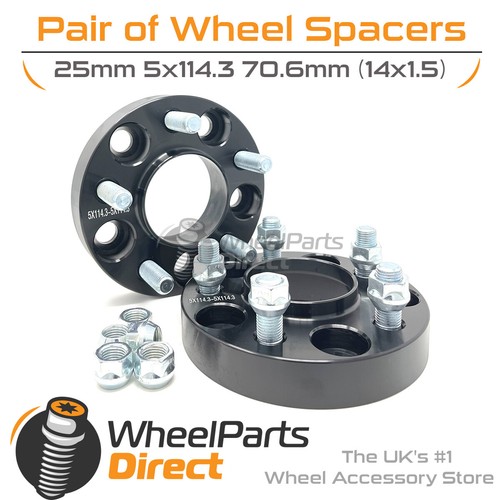 Bolt wheel spacers - bolt-on, (2)