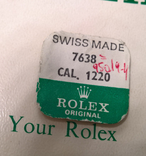 Rolex cal 1220 7638 spring - cal, 1220-7638