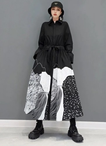 Avant garde black - shirt, dress