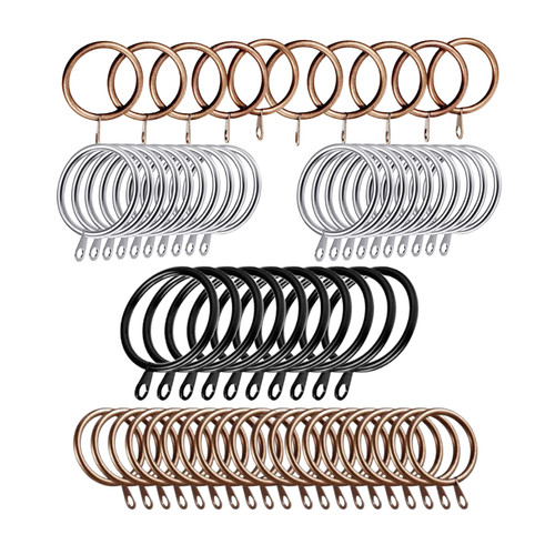 Metal curtain rings hanging - curtain,