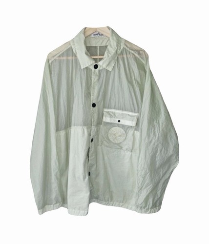 Stone island vinyl jacket - stone, xl