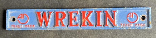 Wrekin machine foundry vintage - wrekin,