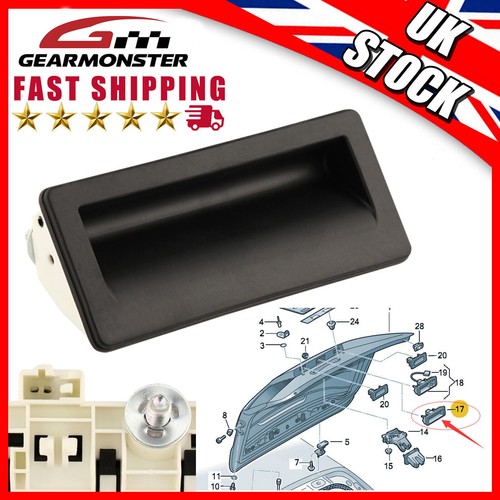 Tailgate boot lid handle - tailgate,