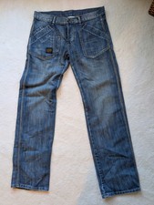 MENS G-STAR RAW JEANS BLUE 36 WAIST 34 STRAIGHT LEG SEE PICS & INFO 