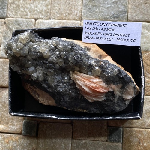 Baryte cerussite from - on, las