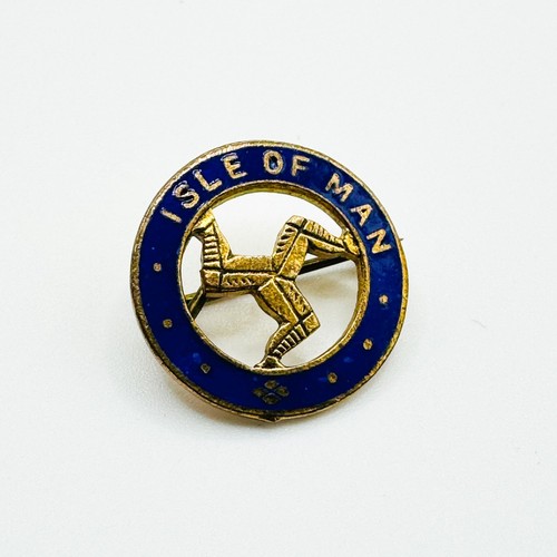 Vintage isle man enamel pin - vintage,