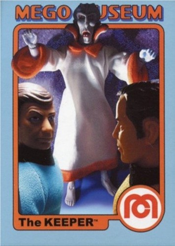 Mego museum promo card - mego,