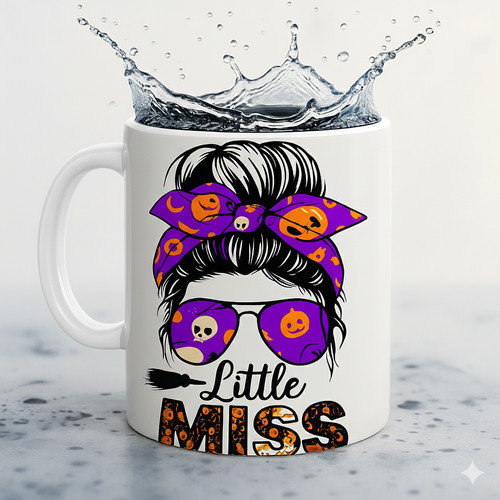 Coffee mug with little miss - with,
