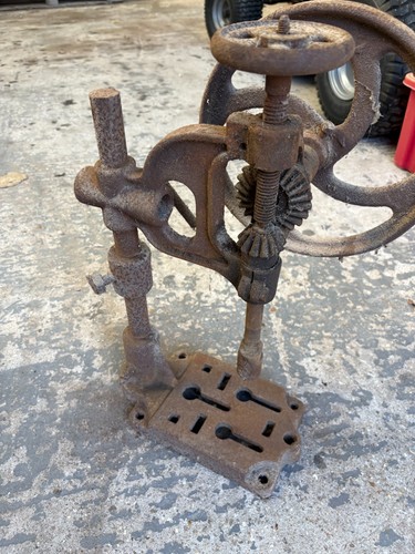 Antique pillar hand drill - pillar,