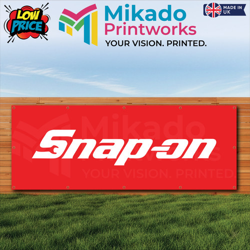 Snap tools banner - snap-on, workshop