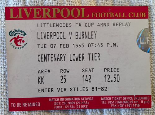 Liverpool burnley 1995 fa - liverpool,