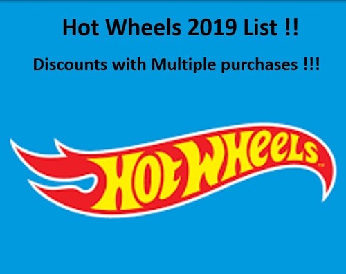 Hot wheels 2019 list - hw,