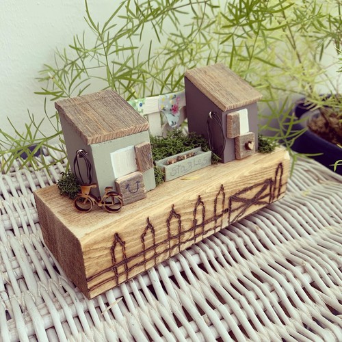 Handmade driftwood stables - handmade,
