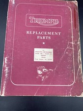 Triumph Motorcycle OEM Parts Manual 1955 5T ,6T, T100 & T110 Tiger,TR5 Trophy